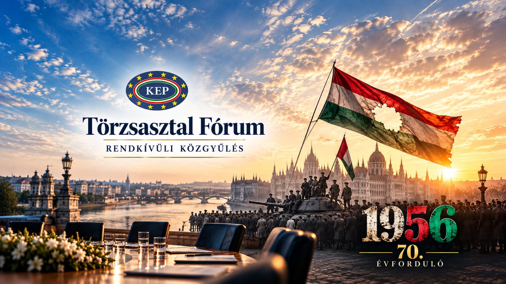 KEP rendkívüli Közgyűlés és megemlékezés az 56-os Forradalom 70-ik évfordulóján